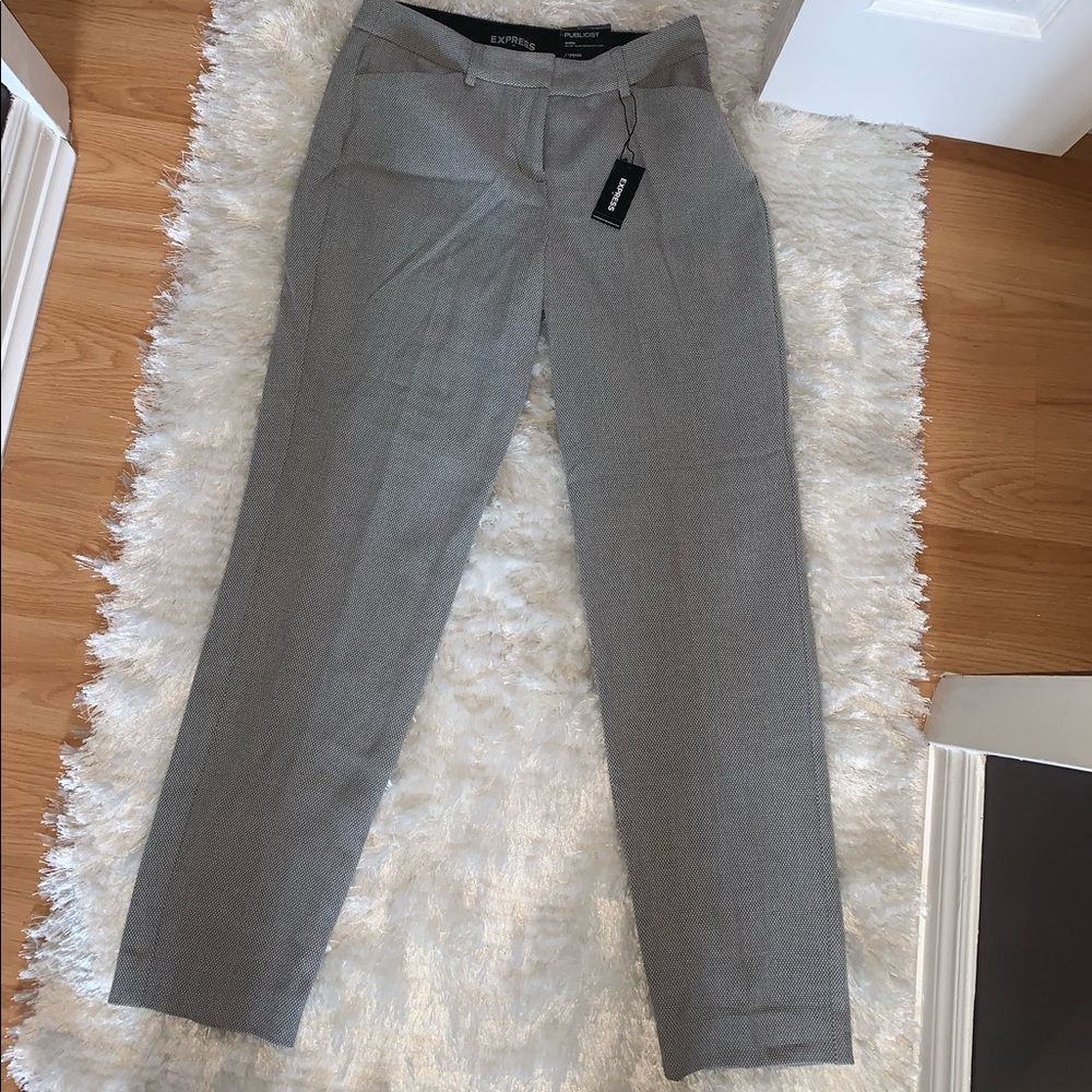 Express size 2 dress pants new with tags grey